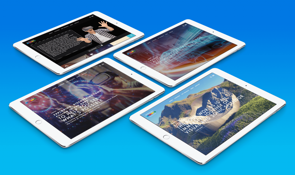 Technicolor Experience Center pages optimized for iPad