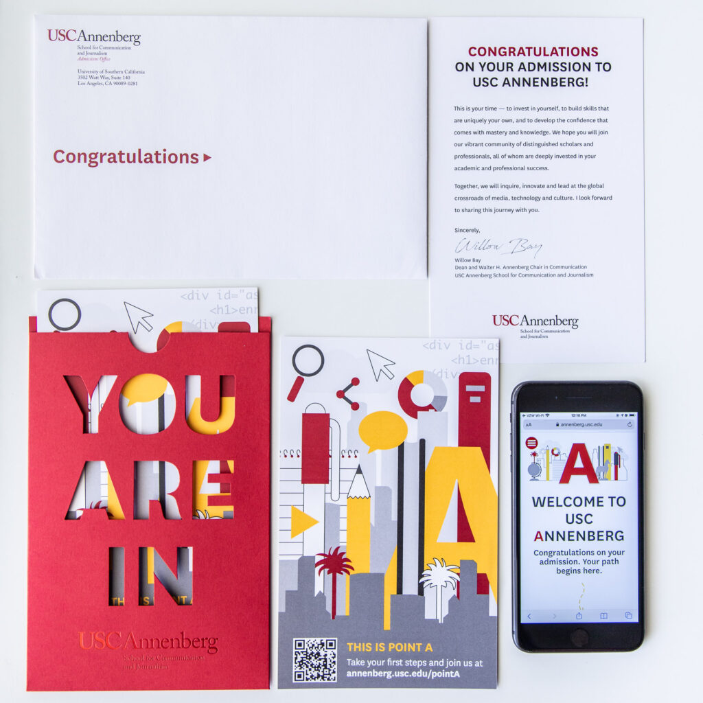 Mailers for USC Annenberg